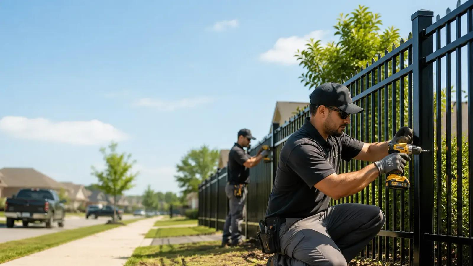 Metal Fence Installation in Wellesley, MA